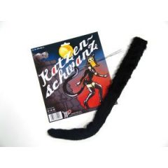Katzenset - Schwanz und Schnurrhaare - für Erwachsene - Karneval