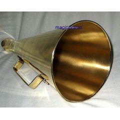 Großes Megaphon aus Messing- 34 cm
