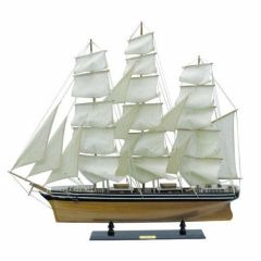 Großes Segelschiff, Schiffsmodell, Standmodell, Segler - Holzrumpf und Stoffsege