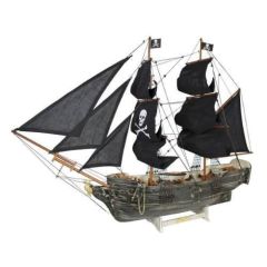Großes Segelschiff, Schiffsmodell- Piraten- Antikdesign- Shabbylook