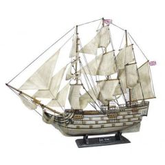 Großes englisches Segelschiff im Antikdesign, Schiffsmodell, Standmodell,Segler