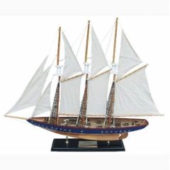 Große Yacht, Segelschiff, Schiffsmodell- Holz