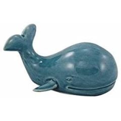 Wal- glasiert- Maritime Deko- Figur 15 cm