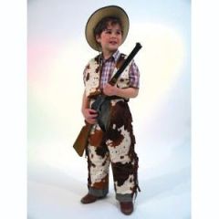 Cowboy Anzug- Kostüm - Kinderkostüm mit Kuhflecken Buffalo 