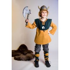 Kostüm - Wikinger-Junge - Oberteil und Beinstulpen