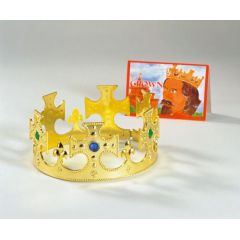Königs Krone gold mit Ziersteinen - für Kinder und Erwachsene
