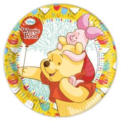 Pappteller - Teller - Winnie the Pooh - 8 Stück - ca. 23 cm