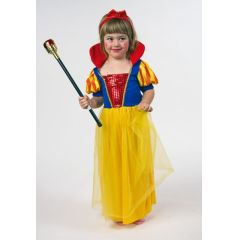 Märchenprinzessin - Kinderkostüm - Kleid mit Stehkragen 