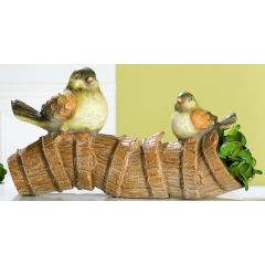 GILDE wetterfeste Pflanzröhre Birdy aus Magnesia, 25 x 53 x 25 cm