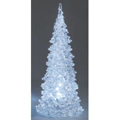 formano Pyramide Baum aus Acryl mit Beleuchtung, 23 cm