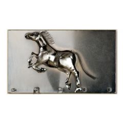 GILDE Schlüsselleiste Pferd aus Metall, 35,5 x 20 cm