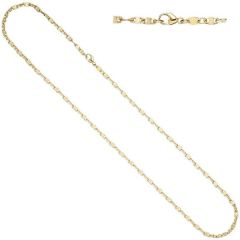 Halskette 585 Gelbgold 45 cm 2,9 mm breit Karabiner