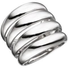 Damen Ring breit, 925 Sterling Silber