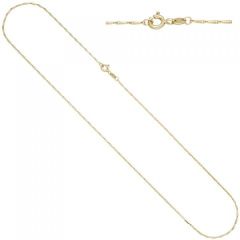 Haferkornkette 585 Gold Gelbgold 1,2 mm 45 cm Kette Halskette