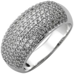 Damen Ring aus 925 Sterling Silber 158 Zirkonia