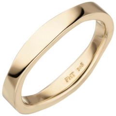 Damen Ring 585 Gold Gelbgold, Goldring