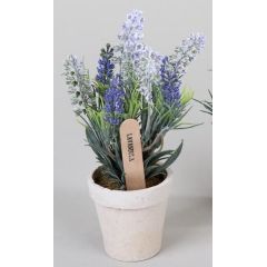 formano Kunstblume Lavendel im Übertopf, 28 cm