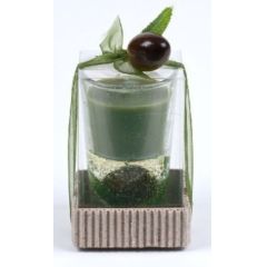 Duftkerze Olive im Glas