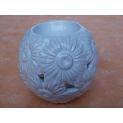Duftlampe Gänseblümchen aus Keramik