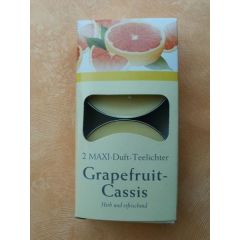 Maxi-Teelichter Grapefruit 2 Stück