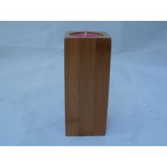 Teelichthalter aus Holz ca. 12 cm hoch