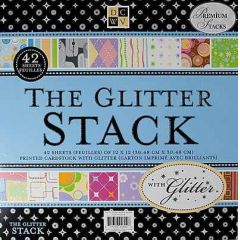 Scrapbook Paper stackPaper stack The Glitter 30,5X30,5 / 48 Bogen