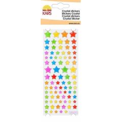 Crystal Sticker Stern klein Mix 8X24CM / 1 Bogen
