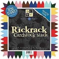 Cardstock stack Rick rack 30,5X30,5 / 36 Bogen
