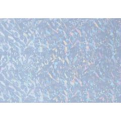 Verzierwachs, Hologramm-hellblau 175 x 80 x 0,5 mm