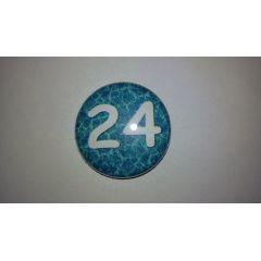 24 Buttons 25mm für Adventskalender 1-24
