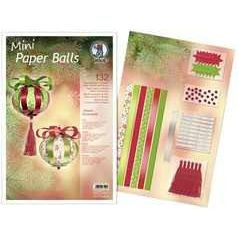 Designstreifen Mini Paper Balls Classic Ornaments