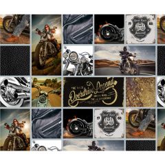 Motiv Fotokarton Bikes Motorrad 300g/m²