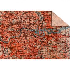 Tonzeichenpapier "Maps" 34 x 49,5 cm