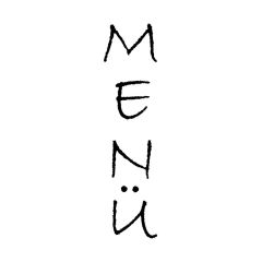 Stempel "Menü"