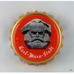 Kapselheber mit Magnet Kopf Karl-Marx-Stadt Geschenkidee Top!!!