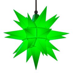 A4 grün Kunststoff Herrnhuter Stern für Außen und Innen