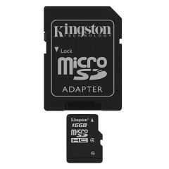FLASH SDHC Micro Card 16GB KINGSTON Class 4 rt