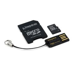 Kingston Multi-Kit / Mobility Kit - Flash-Speicherkarte ( microSDHC/SD-Adapter inbegriffen ) - 32 GB