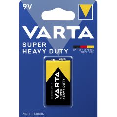 E-Block Batterie VARTA "Super Heavy Duty", Zink-Kohle, 6F22, 9V