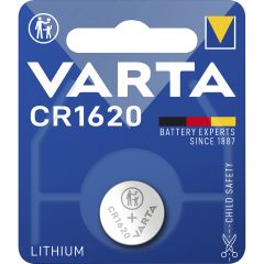 Lithium-Knopfzelle "Electronics" VARTA, CR1620, 70mAh, 3V, 1er-Blister