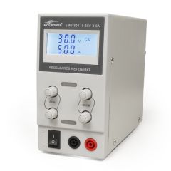 Labornetzgerät McPower "LBN-305", 0-30 V, 0-5 A regelbar, LC-Anzeige