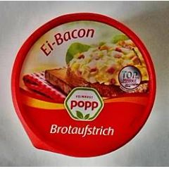 Popp Brotaufstrich Ei-Bacon Salat 150g