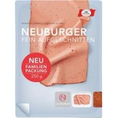Neuburger Leberkäse - fein aufgeschnitten - 250g