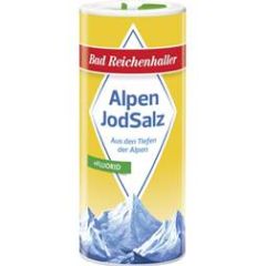 Bad Reichenhaller Alpen Jodsalz mit Fluorid Streuer 500g