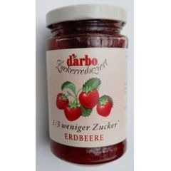 Darbo zuckerreduzierter Fruchtaufstrich Erdbeere 250g