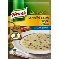 Knorr Kaiser Teller Kartoffel Lauch Suppe mit Speck 103g