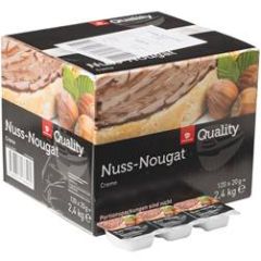 Quality Nuss Nougat Creme Portion 120 x 20 g