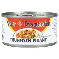 Vier Diamanten Thunfisch pikant 185g
