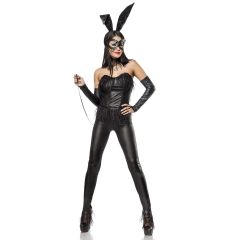 Bunny-Kostüm schwarz Größe M(D34)