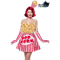 Popcorn Girl rot/weiß Größe XL
